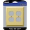 Amerelle Amerelle Century Polished Brass 2 gang Stamped Steel Duplex Wall Plate 1 pk 163DDBR - alternate 1